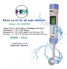 Khúc xạ kế đo độ mặn trong thực phẩm SB-1500PRO