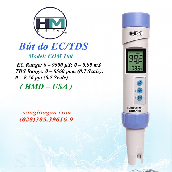 Bút đo EC/TDS com100 HM Digital USA