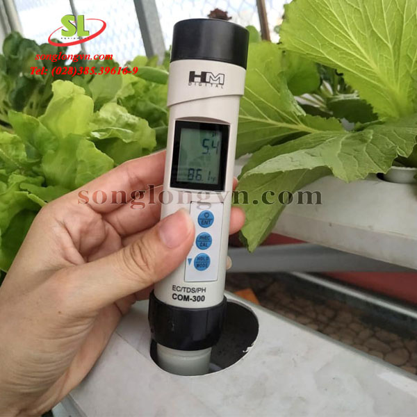 Bút đo pH/ec/tds và nhiệt đọ trong nước model COM-300