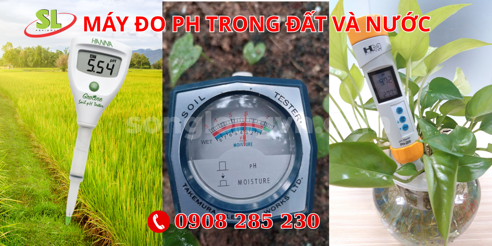 Máy đo pH trong đất và nước