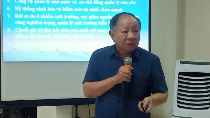 Ông Nguyễn Hữu Dũng, Chủ tịch Hiệp hội Nuôi biển Việt Nam. Ảnh: KS.