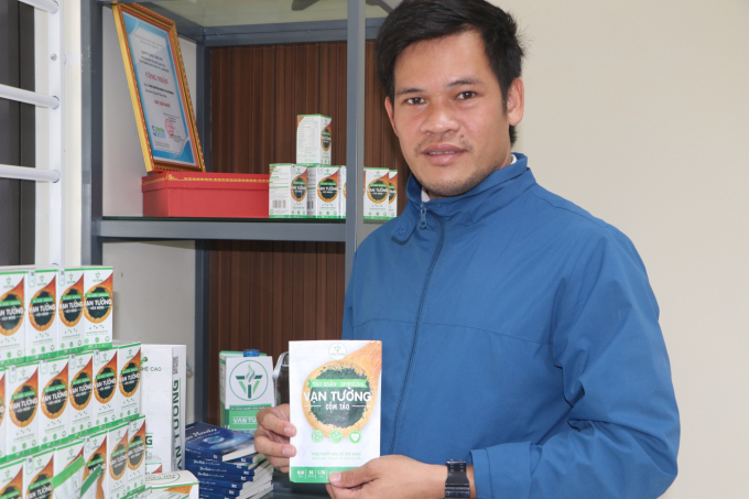 3-2250_20220116_747.jpg Sản phẩm cốm tảo của HTX Nông nghiệp Công nghệ cao Vạn Tường. Ảnh: K.Đ.