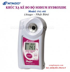 Khúc xạ kế đo Natri Hydroxit (Sodium Hydroxide)/Nhiệt độ điện tử PAL-40s ATAGO 