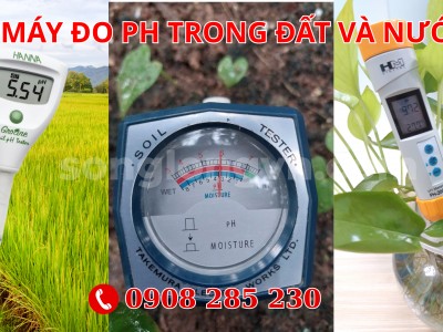 Cách chọn máy đo pH phù hợp cho đất của hãng Takemura và nước thủy canh (PH-80, PH-200, COM-300) của Hãng HM - Digital
