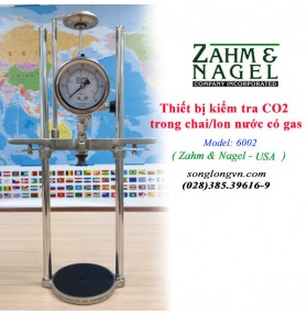 Thiết bị kiểm tra CO2 trong chai/lon nước có gas 6002 Zahm Nagel